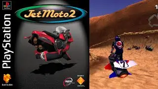 Jet Moto 2 PS1 - Gameplay on DuckStation [No Commentary]