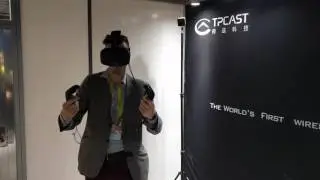 TPcast wireless VR at CES2017