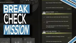 COD (Call Of Duty)  DMZ Break Check Mission Guide (Where To Find Crash Site & Waterway Dead Drop)