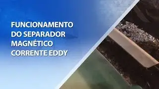 Funcionamento Separador Magn&eacute;tico Corrente Eddy - Foucault