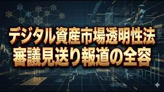 デジタル資産市場透明性法審議見送り報道の全容