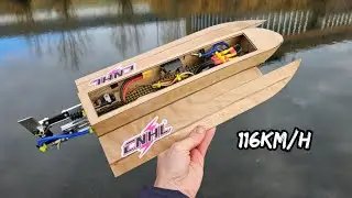 Mini Thunder F1; uncut GPS Speedrun on 4S: 116km/h