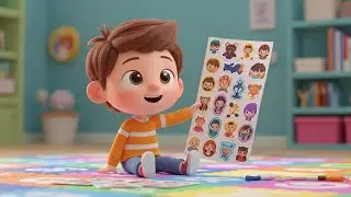 Stickers Song | Fun Nursery Rhymes for Kids | Baby Songs & Toddler Music