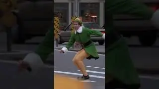 ELF - What about when Buddy jumps across the crosswalk road in NYC.  #shorts