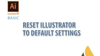 Adobe illustrator CC  &mdash; Reset illustrator to default setting