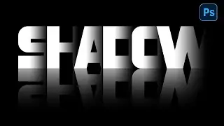 Overlapping Shadow Text Effect in Photoshop | Shadow Text Effect | Photoshop Tutorial