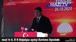 A, R H Doğalgaz a&ccedil;ılışi Karlıova il&ccedil;esinde