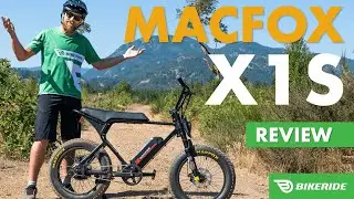 Macfox X1S Review - Is This Cheap Motorcycle-Style E-Bike Worth it?  | BikeRide.com