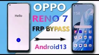 OPPO Reno7 5G FRP bypass Android 13 | OPPO (CPH2371) Reset Google Account | OPPO Reno7 5G FRP Unlock