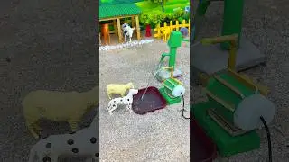Thirsty Sheep & Dog Enjoy Water | Mini Water Pump Project 😍 |#shorts #youtubeshorts