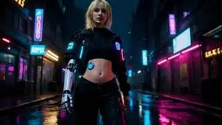 Music Shattered Mirror Vocals Techno EDM Trance AI Music Video Dystopian, Cyberpunk