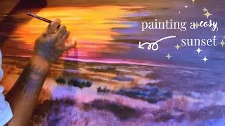 painting with me ❣ Atelier Interactive Acrylics || a cosy art vlog ||