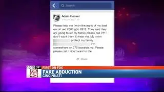 Cincinnati Man Fakes Kidnapping Through Facebook%2
