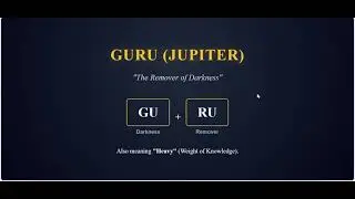Vedic Astrology Unit 2.1 (Pt 5): Jupiter (Brihaspati) - The Great Benefic