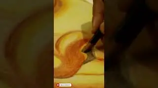 Lord Buddha painting with pencil 😌🥀 colour || NEELAM CREATIVITY || #art #youtube #shorts #viral