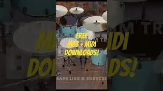 Straight Rock Drum Track 1 85 BPM | FREE MP3 + MIDI DOWNLOAD #drumloops #drumgroove