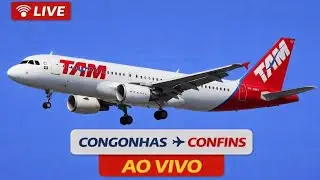 AEROFLY LIVE 🔴 | Voo regional de Congonhas (CGH) a Confins (CNF) de a320 da TAM airlines