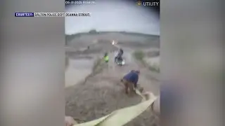 VIDEO: Two kids rescued from quicksand-like mud in Massachusetts