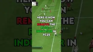 Как удалить индикатор Role++ в FC25 #fc25 #eafc25 #fifa25