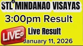 STL Mindanao Visayas Luzon Result 3pm Draw January 11,2026