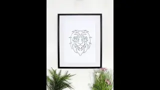 Drawing a Lion #animalart #animallover #wildlife