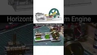 Horizontal Mill Steam Engine #mechanism #steam #engine #engineering #3ddesign