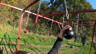 OCR training - outdoor grip strength session - obstacle course racing