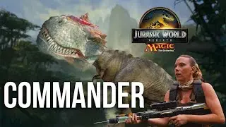 Jurassic Park e Magic: Deck de Commander de Dinossauros! #mtg #commander