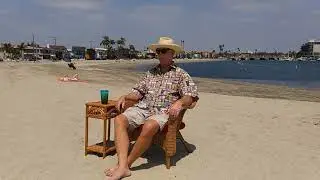 #144 Bayshore Beach, Alamitos Bay, Long Beach, California.
