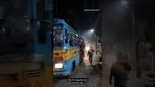 Conductor in a Local Bus Route of Kolkata | 12C/2: Aquatica to Howrah Stn. | #publictransport #bus