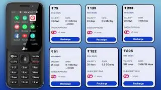 JioPhone and JioPhone Prima All Recharge Plans