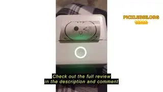 Review Lutteni Mini Printer, Portable Thermal Printer Sticker Printer Inkless Sticker Wireless Bluet