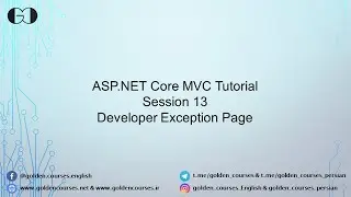 Developer Exception Page – Session 13