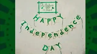 Independence Day Craft | DIY 14 August Banner | 14 August Craft  | #Pakistanday