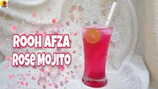Rose Mojito || Rooh Afza Summer Drink || #desitaste