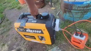 Тест на высокую нагрузку при работе с инверторным генератором Maxpeedingrods Mxr3500 мощностью 35...