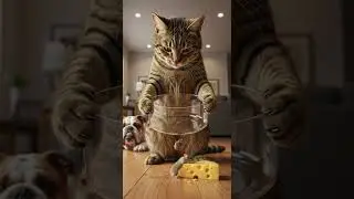 The Mouse Had No Idea the Cat Would Do THIS Unexpected Trick #animals #cute #viral