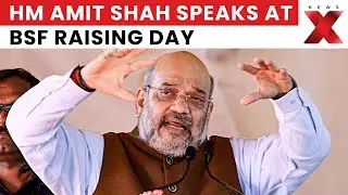 Amit Shah Addresses BSF&rsquo;s 61st Raising Day at 176th Battalion Campus | NewsX