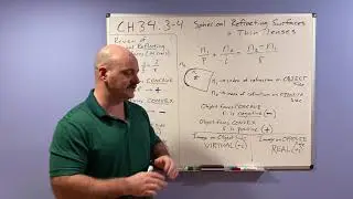 CH34.3-4 Lecture: Spherical Refracting Surfaces & Thin Lenses