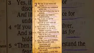Proverbs 2:1-5 (GOD says if you do these things, then you will Understand the Fear of the LORD and.)
