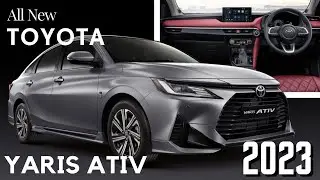 All New 2023 Toyota Yaris ATIV 1.2 Premium Luxury First Look Interior Review |@ARQ642
