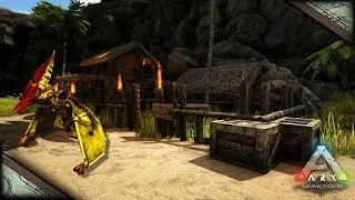 [The Island - Ep.02] ‖ First Taming & Building a Small Farm ‖ ARK Survival Evolved Single Player