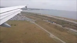 Final descent and landing in Copenhagen, Runway 22L
