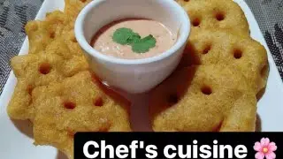 Crispy potato smiley's recipe by Chef's Cuisine