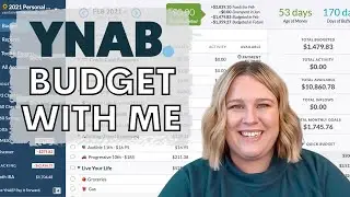 YNAB BUDGET BY PAYCHECK | 1.29.2021 budget with me | monthly rollover, reconcile YNAB, end of month