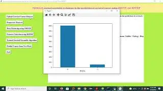 Optimized stacked ensemble techniques in the prediction of cervical cancer using SMOTE and RFERF