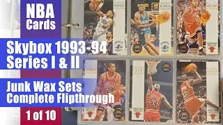 Skybox 1993-94 Series 1 & 2 - 90's NBA Cards - 1 of 10 - Complete Set Series