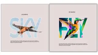 Typography Poster Design in Photoshop | Masking Effect Tutorial