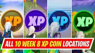 Fortnite - All XP Coins Locations Week 8 - Chapter 2 Season 4