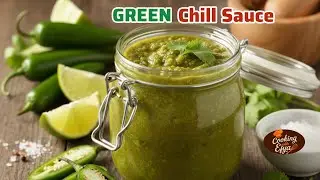 HOW TO MAKE GHANAIAN GREEN PEPPER SAUCE (STEP-BY-STEP RECIPE) GREEN CHILI SAUCE RECIPE 